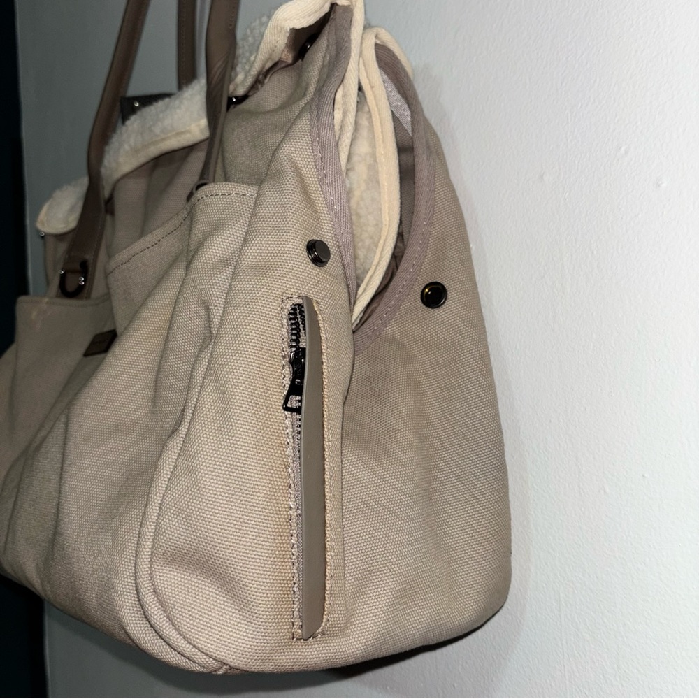 Maxbone City Carrier Bag Sherpa Lined Dog Tote - Picture 4 of 12